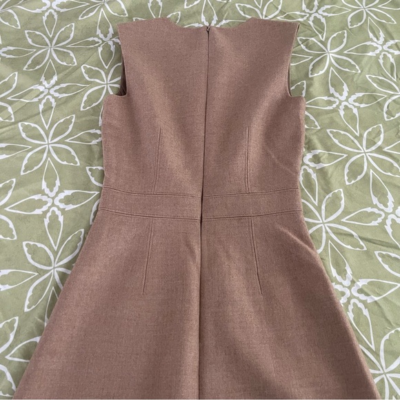 J.Crew career tan khaki light brown wool suit aline tailored dress 000 00 XS XXS - Picture 5 of 8